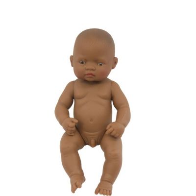 Papusa bebelus latinoamerican baiat 32 cm - miniland - okeml31037