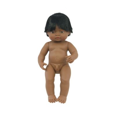 Papusa latinoamerican baiat 38 cm - miniland - okeml31057