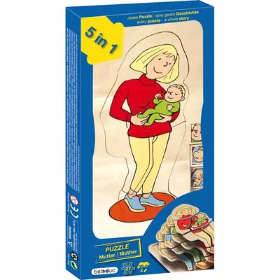 Puzzle stratificat mama si copilul beleduc - okebel17024