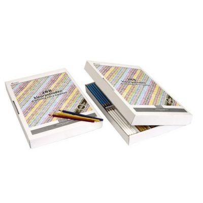 Set 288 creioane colorate triunghiulare - heutink - okee061267