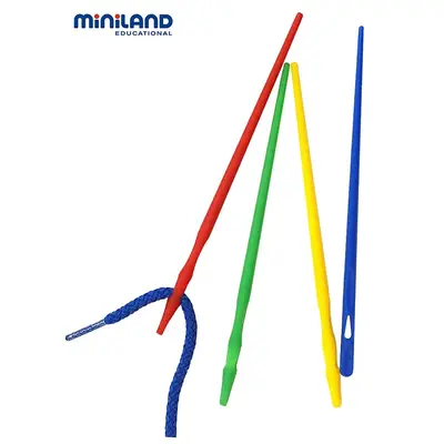 Set ace mari pentru insirat miniland 100 buc - okeml31769