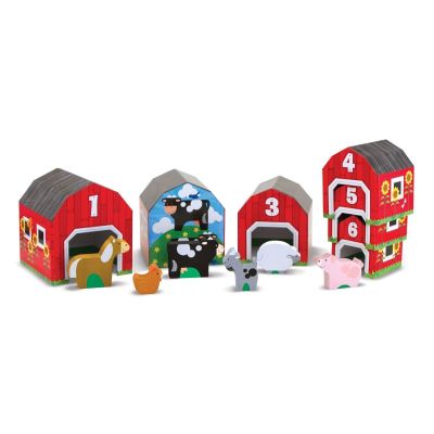 Sortator de forme casuta cu animale melissa and doug - okemd2434