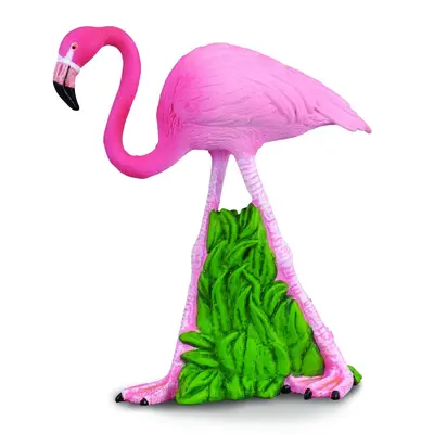 Figurina flamingo roz  - okecol88207m