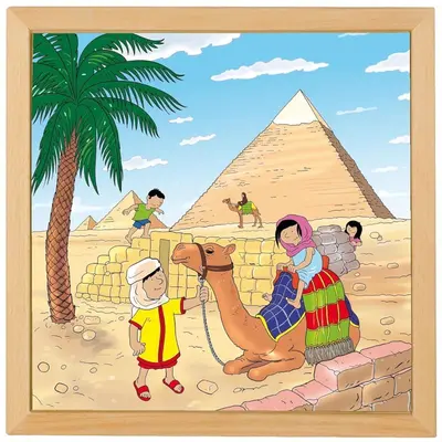 Puzzle minunile lumii piramide - educo - okee523265