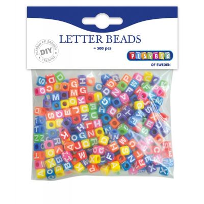 Set 300 de margele colorate cu litere - playbox - okepb2471516