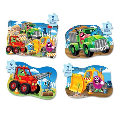 Set Primele Mele 4 Puzzle-Uri Monster Truck ARTTLJ628140