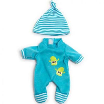 Set pijama si caciulita pentru papusa baiat 21 cm - okeml31671