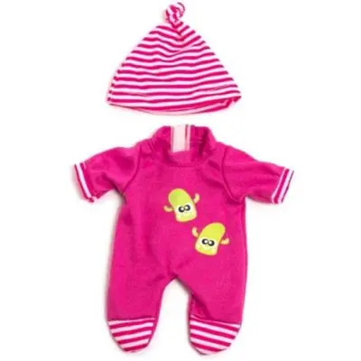 Set pijama si caciulita pentru papusa fetita 21 cm - okeml31672