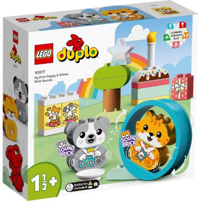 LEGO DUPLO PRIMUL MEU CATELUS SI PRIMUL MEU PISOI CU SUNETE 10977 VIVLEGO10977