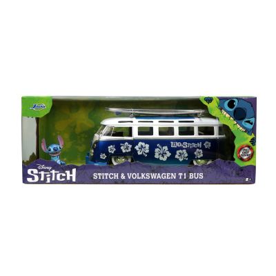 JADA AUTOBUZ METALIC SI FIGURINA STITCH SCARA 1:24 VIV253075000