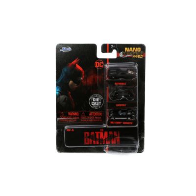 JADA SET 3 VEHICULE NANO BATMAN 4CM VIV253211003