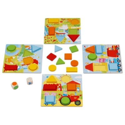 Joc de potrivire forme geometrice colorate - okegoki56760