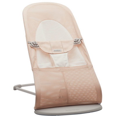 Baby Bjorn - Balansoar Balance Soft, Pearly Pink/White, Mesh BSAFE005142A