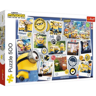 PUZZLE TREFL 500 MINIONII COLECTIA FOTO VIV37390