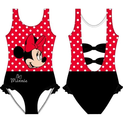 Costum baie intreg Minnie cu decupaje spate EPLUSM EPMDISMF52449403 BBJEPMDISMF52449403_Rosu_128/134
