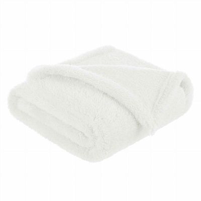 Bocioland - Paturica pufoasa pentru copii, Din fleece, 80 x 100 cm, Ecru BYNBOC0106