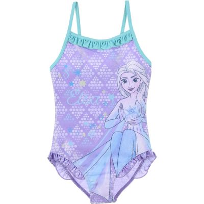 Costum baie intreg Frozen Elsa SunCity EV1803 BBJEV1803_Mov_8 ani (128 cm)