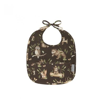Bavetica Impermeabila Cu Buzunar, Reglabila, Happy Bear Dark Pjbc56011