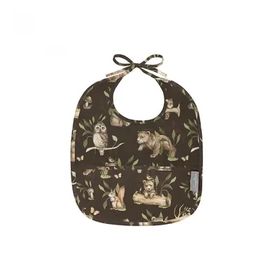 Bavetica Impermeabila Cu Buzunar, Reglabila, Happy Bear Dark Pjbc56011