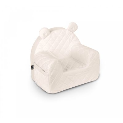 Fotoliu Pentru Copii Cu Spatar, Catifea Velvet Ursulet Teddy Ecri Pjbc6157