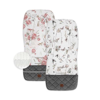 Insert Husa Bumbac Respirabila Carucior Sport Cu 2 Fete, Peony Dreamland Pjbc7973