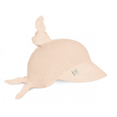 Sepcuta De Soare 6 Luni - 6 Ani Reglabila Din Bumbac Muselina Cu Cozoroc Pentru Protectie, Pastel Somon Pjbc82692