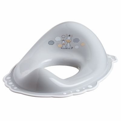 Reductor Toaleta Copii, Antiderapant, Zebra Gri, Maltex Baby Pjb4257