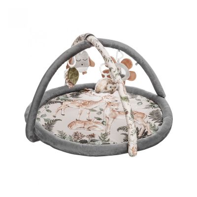 Salteluta Cu Arcada Interactiva Pentru Copii Si Bebelusi, Activitati Cu Jucarii Senzoriale ,   Animals Garden Pjbc139236