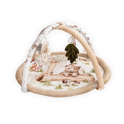 Salteluta Cu Arcada Interactiva Pentru Copii Si Bebelusi, Activitati Cu Jucarii Senzoriale ,   Happy Bear Pjbc590-3