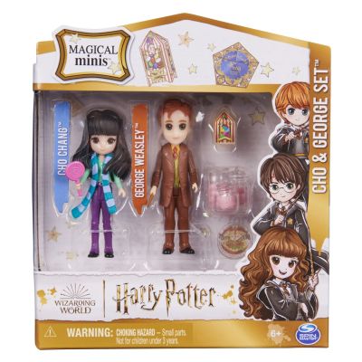 HARRY POTTER WIZARDING WORLD MAGICAL MINIS SET 2 FIGURINE CHO SI GEORGE VIV6064901