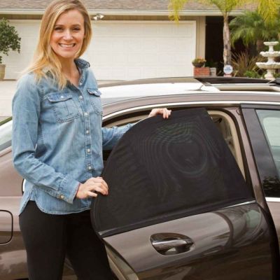 Set 2 bucati parasolar auto BabyJem Sun Shade Cover (Model: 82x50 cm) JEMbj_5322