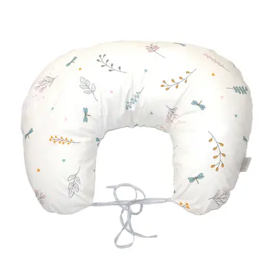 Perna Pentru Gravide Si Alaptare, Husa Detasabila Din Bumbac 100% Si Umplutura Antialergica Babysoft  , Airy Bej, Amy Pjb84217