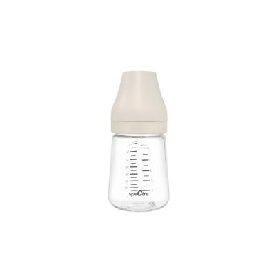 Biberon pa anticolici premium cu tetina s, crem (160 ml)