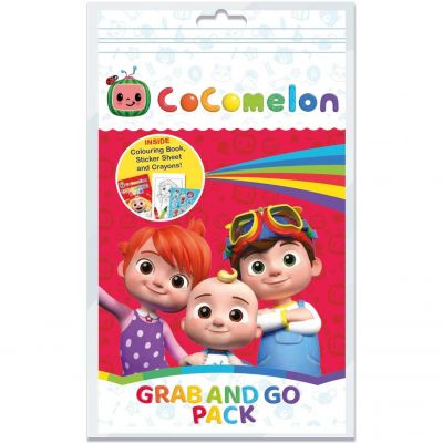 Set de colorat Grab an Go Pack Cocomelon, 6 piese Alligator AB3313CMGG BBJAB3313CMGG_Initiala