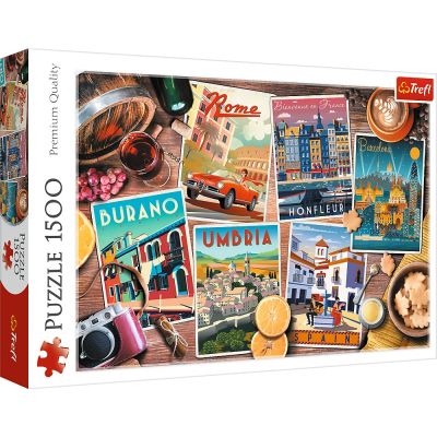 PUZZLE TREFL 1500 CALATORIND PRIN EUROPA VIV26199