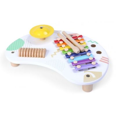 Tabla din lemn cu 3 instrumente ecotoys 3655 edeedi3655