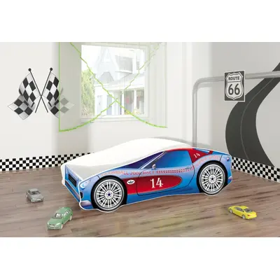 Pat Tineret MyKids Race Car 02 Blue-160x80 00070443