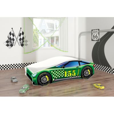 Pat Tineret MyKids Race Car 04 Green-160x80 00070445