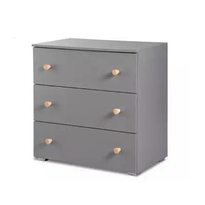 Comoda copii Klups Pauline Graphite Natur 00080385