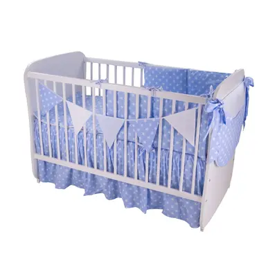 Lenjerie MyKids Light Stars Blue 11 Piese 120x60 cm 00071178