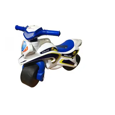 Motocicleta de impins MyKids Police Music 0139/51 Alb Albastru 00080390
