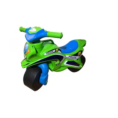 Motocicleta de impins MyKids Police Music 0139/52 Verde Albastru 00080391