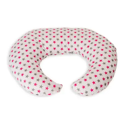 Perna De Alaptare Mica MyKids Stelute White Gray Pink 00080635