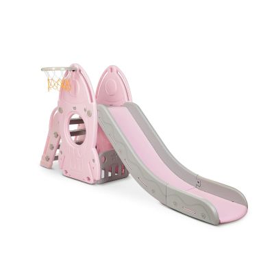 Tobogan MyKids cu cos de baschet Racheta Pink 00080560