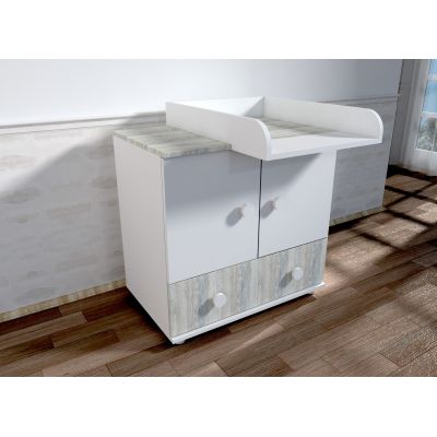 Comoda cu blat de infasat MyKids Happy Alb Ecru A428 00081087
