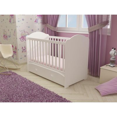 Patut cu sertar MyKids MIKI Alb-Alb D101 00080909
