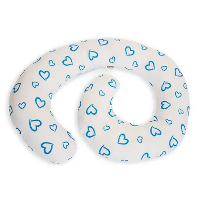 Perna De Alaptare Multifunctionala MyKids Inimi-Albastru 00080657