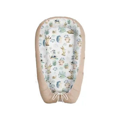 Baby Nest Klups Forest World C001 cu plapuma si perna 00081580