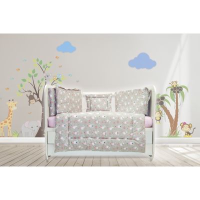 Lenjerie MyKids Dancing Bunny 4+1 Piese 120x60 00081159