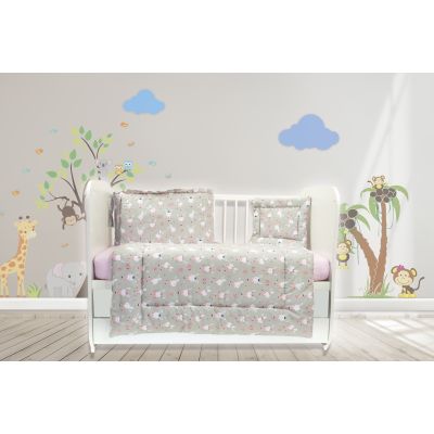 Lenjerie MyKids Dancing Bunny 4 Piese 120x60 00081160